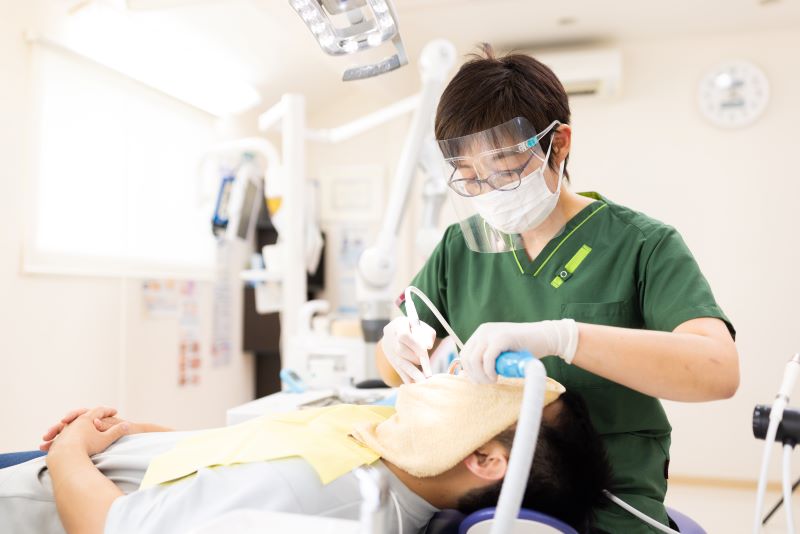 削らない治療のイメージ